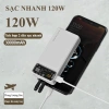 Pin sạc dự phòng LED 30.000mAh 100W PD20W, sạc nhanh 2 dây, đa thiết bị, chỉ 380k 5