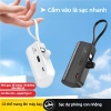 Pin sạc dự phòng mini iPhone & Android, cáp Lightning‑Type C tích hợp, siêu gọn – 88.400₫