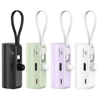 Pin sạc dự phòng mini iPhone & Android, cáp Lightning‑Type C tích hợp, siêu gọn – 88.400₫ 5