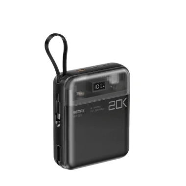 Pin sạc dự phòng REMAX 20.000mAh FC-06 RPP-603, sạc nhanh 22.5W, tích hợp 2 cáp TypeC, Lining, đạt CCC - gia chi 439.000 VND 9 Pin sạc dự phòng REMAX 20.000mAh FC-06 RPP-603, sạc nhanh 22.5W, tích hợp 2 cáp TypeC, Lining, đạt CCC - gia chi 439.000 VND 9