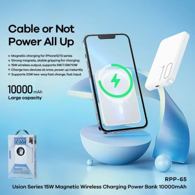 Pin sạc dự phòng Remax RPP-65 10.000mAh sạc nhanh 15W wireless PD 20W - chính hãng, BH 12 tháng, giảm giá 429k 2