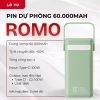 Pin sạc dự phòng ROMO PMT60 60.000mAh 100W đa cổng sạc, đèn LED - 1.199.000 VND 2