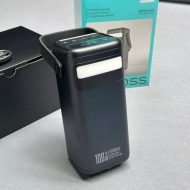 Pin sạc dự phòng ROMO PMT60 60.000mAh 100W đa cổng sạc, đèn LED - 1.199.000 VND