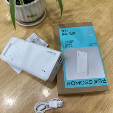 Pin sạc dự phòng Romoss Sense 6FS 20.000mAh sạc nhanh 22.5W chuẩn 3C 324.000₫ 5