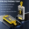 PIN Sạc Dự Phòng SPD 20.000mAh 120W 4 Cổng PD Siêu Nhanh và LED Đẹp 9