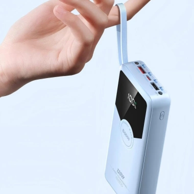 Pin sạc dự phòng trong suốt 50.000mAh nhanh, dung lượng 80.000mAh đa thiết bị, 4 dây, chỉ 169.000₫