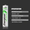 Pin sạc Energizer Ni‑MH USA bộ 4 AA/AAA 2.450mAh‑900mAh kèm sạc 4 khe, dung lượng cao, bền bỉ 3