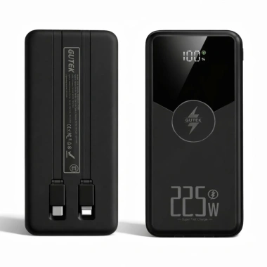 Pin Sạc Gutek GT229 100W 30.000mAh/20.000mAh, dung lượng lớn tích hợp dây cáp, sạc nhanh cho điện thoại - 249.000₫