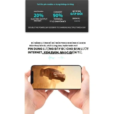 Pin sạc nhanh dung lượng lớn 20.000mAh, bảo hành 1 năm, tương thích iPhone 5-13, SE, Pro Max - Giá chỉ 225.148₫ 3