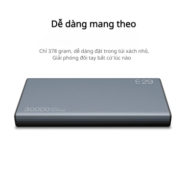 Pin sạc ORSEN E29 30.000mAh nhanh 20W cho iPhone 15/14/13/12/11 611.000đ 5