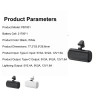 Pin sạc OUGER PB1.001 10.000mAh, 2 cổng iPhone/Type‑C, 15W, giắc đuôi, 195.000₫ 7