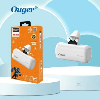 Pin sạc OUGER PB1.001 10.000mAh, 2 cổng iPhone/Type‑C, 15W, giắc đuôi, 195.000₫ 8
