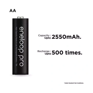Pin sạc Panasonic Eneloop AA 2.000mAh/800mAh Vỉ 4 viên – Dung lượng cao, giá 299.000₫ 9