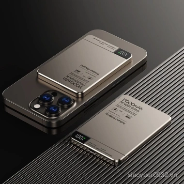 Pin sạc từ tính siêu mỏng PD20 20W sạc nhanh, dung lượng lớn, tương thích Apple, 778.763₫ 6
