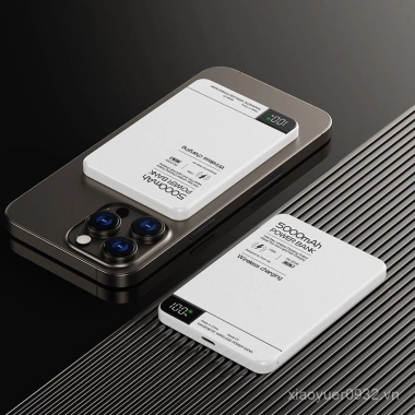 Pin sạc từ tính siêu mỏng PD20 20W sạc nhanh, dung lượng lớn, tương thích Apple, 778.763₫ 7