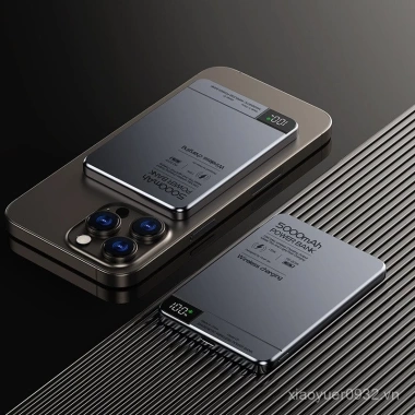 Pin sạc từ tính siêu mỏng PD20 20W sạc nhanh, dung lượng lớn, tương thích Apple, 778.763₫ 8
