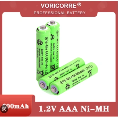 Pin tiểu AAA 1.2V 600mAh sạc 300+ lần - cho xe điều khiển, máy ảnh, đồng hồ, két sắt - 35.000 VND 5