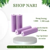 Pin Tím 18.650 3.7V - Giá 23.000đ, dùng cho đèn sạc, quạt, đèn pin, đồ chơi điện tử, loa rao