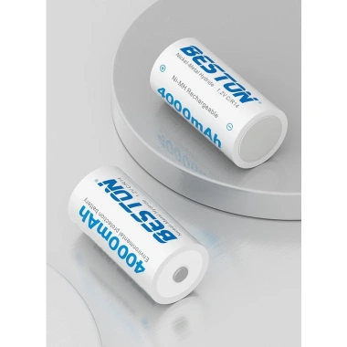 Pin trung sạc Beston 4.000mAh vỉ 2 pin cỡ C cho thiết bị gia đình điện tử - Giá 110.000đ