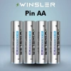 Pin WINSLER AA/AAA 4 viên 1.5V Alkaline – Sức mạnh mạnh, tuổi thọ dài, chỉ 34.000₫ 4