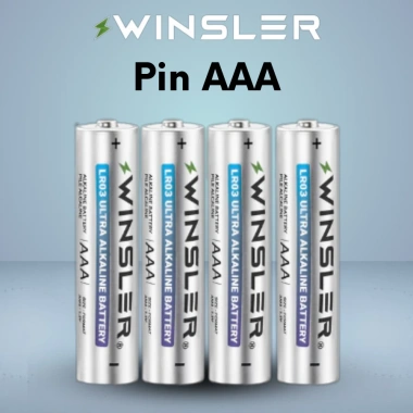 Pin WINSLER AA/AAA 4 viên 1.5V Alkaline – Sức mạnh mạnh, tuổi thọ dài, chỉ 34.000₫ 5
