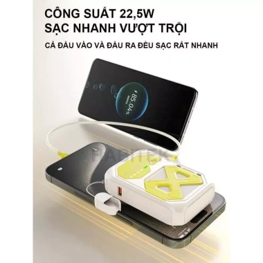 PKMALL Củ Sạc Nhanh Dự Phòng 10.000/20.000 mAh - Sạc Siêu Tốc, Giá Ưu Đãi 459.000 6