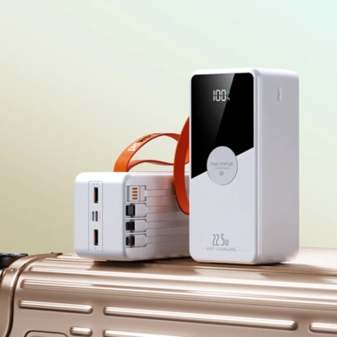 PKMALL Sạc dự phòng 50.000mAh 100W nhanh, tích hợp dây sạc, pin dung lượng lớn SP1 - Giá ưu đãi 175k 6