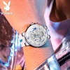 PLAYBOY Đồng hồ nam thạch anh dây silicone, chronograph, chống nước, lịch - Giá 588.800₫ 3