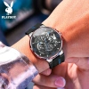 PLAYBOY Đồng hồ nam thạch anh dây silicone, chronograph, chống nước, lịch - Giá 588.800₫ 6