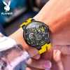 PLAYBOY Đồng hồ nam thạch anh dây silicone, chronograph, chống nước, lịch - Giá 588.800₫ 7