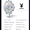 PLAYBOY Đồng hồ nam thạch anh dây silicone, chronograph, chống nước, lịch - Giá 588.800₫ 8