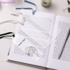 Plumhouse 10 chiếc Thẻ Bookmark Acrylic Trong Suốt DIY Quà Tặng Cá Tính Thẻ Hành Lý 4