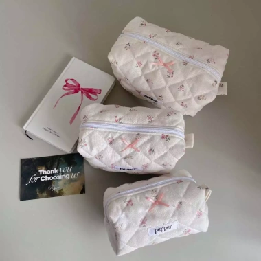 Pouch chần bông đa kích cỡ Pepper Clothing - Túi mỹ phẩm, hộp bút, giảm còn 114k