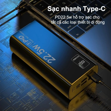 Power bank DOSEN PRO K7 10.000-50.000mAh màn hình LED - Sạc nhanh, giá 228.626 VND