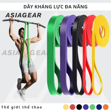 PowerBand Dây Kháng Lực Đa Năng 15,000 VND - Tập Toàn Thân, Yoga, Fitness, Kéo Xà