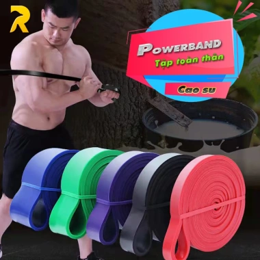 Powerband Dây Kháng Lực Dài 2m - Tập Gym Toàn Thân, Giá chỉ 29.000 VND