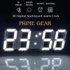 Prime Gear Đồng hồ LED 3D treo tường & để bàn TN828 + Củ sạc - Giá 87.999 VND