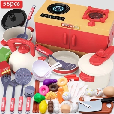 PRT Toys Bộ Đồ Chơi Nấu Ăn Cao Cấp cho Trẻ 4-6 tuổi - Dụng Cụ Nhà Bếp & Bếp Mô Phỏng - Giá 105.000 VNĐ 6