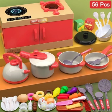 PRT Toys Bộ Đồ Chơi Nấu Ăn Cao Cấp cho Trẻ 4-6 tuổi - Dụng Cụ Nhà Bếp & Bếp Mô Phỏng - Giá 105.000 VNĐ 10