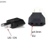 Qiuwu EU Euro Châu Âu sang Hoa Kỳ Bộ chuyển đổi Jack cắm điện du lịch, chỉ 37,070₫ 3