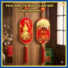 Quả Bầu & Cây Kim Ngân Chiêu Tài - Tranh Treo Tết Thủy May Mắn Năm Mới 308TT 9