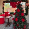 Quả châu đỏ nhung đa kích cỡ - Trang trí cây thông Noel, giá chỉ 19.000đ 2