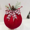 Quả châu đỏ nhung đa kích cỡ - Trang trí cây thông Noel, giá chỉ 19.000đ 8