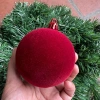 Quả châu đỏ nhung đa kích cỡ - Trang trí cây thông Noel, giá chỉ 19.000đ 9