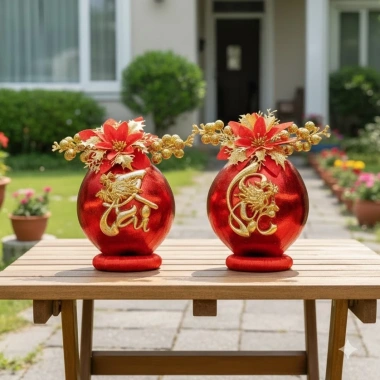 Quả dừa tài lộc trang trí Tết - May mắn, phong thủy, giảm giá 18% chỉ 129.000₫