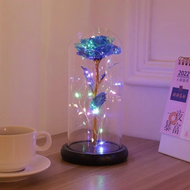 Quà sinh nhật lãng mạn: Đèn LED hoa hồng trong kính Century - Giá ưu đãi 88.900₫
