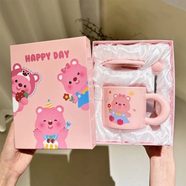 Quà tặng Ly sứ uống nước Loopy 400ml Hộp cao cấp + Túi HLB 01 Giá 82.989 VND 3