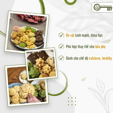 Quà tặng người yêu Valentine Box 18 vị Healthy Key nguyên cám mix hạt EatClean