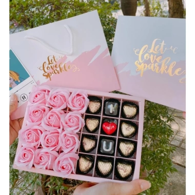 Quà tặng socola ngọt ngào Valentine 14-2 cho người yêu, gói sang trọng, giá 106.700₫ 5