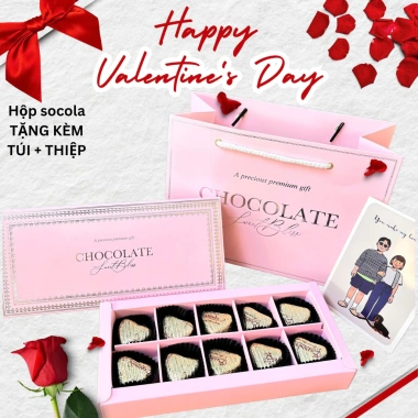 Quà tặng socola ngọt ngào Valentine 14-2 cho người yêu, gói sang trọng, giá 106.700₫ 7